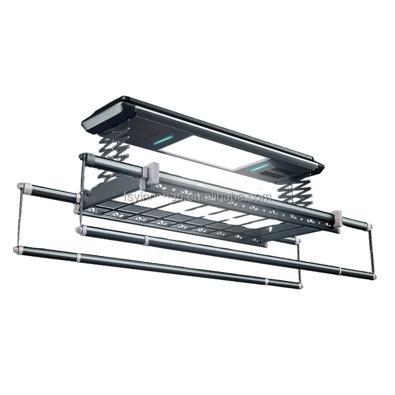 Smart Home Electric Folding Clothes Airer Dryer Indoor Ceiling Laundry Dryer Shoe Racks Stylish for Smart Home Products